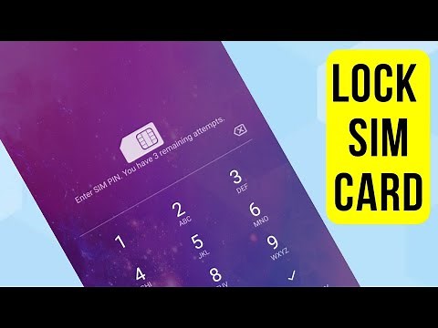 How To Set Up Sim Card Pin Lock