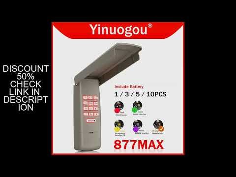 LiftMaster 877MAX Wireless Keypad Remote Control Garage Door Opener For 878MAX 877LM 977LM 973LM 971
