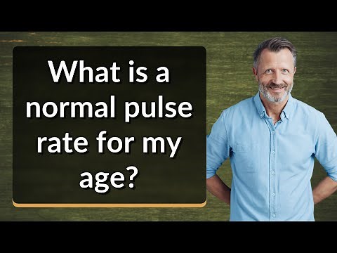 What is a normal pulse rate for my age?