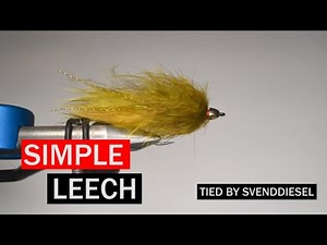 Simple Leech Fly Pattern Tutorial