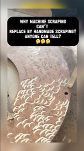 Machine scraping is necessary for grinding machine?#grinding #factory #grindingmachines #industry