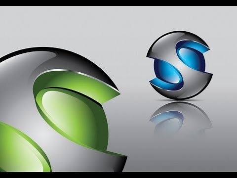 How to create FULL 3D Logo Design in Adobe Illustrator CS5 HD1080p (S1)