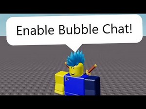 How to enable bubble chat in Roblox Studio
