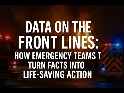 Data on the Front Lines: How Emergency Teams Turn Facts into Life-Saving Action