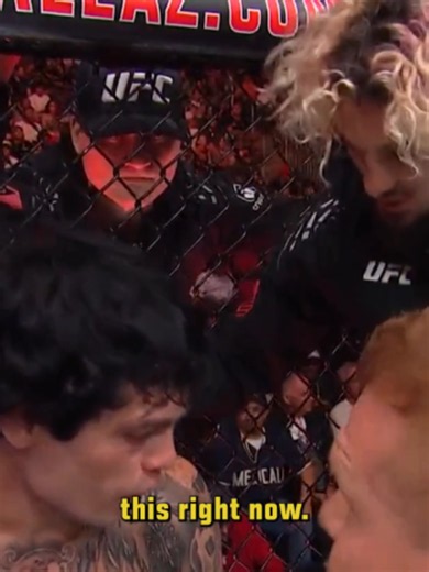 Coach Suga in the corner 👏 #ufc #mma #nocheufc #tommymcmillen #seanomalley