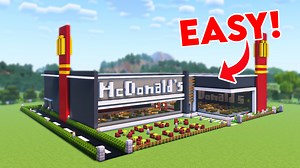 Building McDonald's in Minecraft: Fast Food Fun Block by Block!