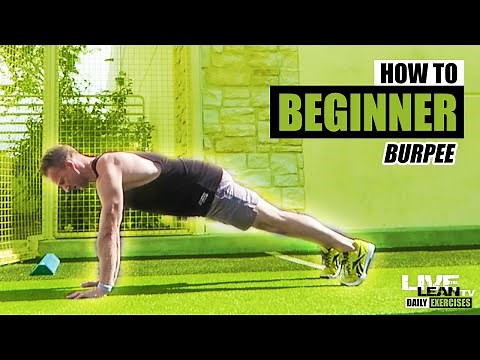 How To Do A BEGINNER BURPEE | Exercise Demonstration Video and Guide