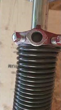 Garage Door Spring proper way to add tension