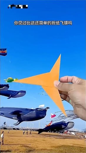 How to make a shootingtriangle 🤩✈️ , paper ninjastar , origami shurikentutorial #paper #shorts