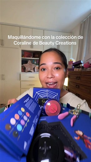 Respuesta a @alpha Maquillándome con la nueva colección de Caroline con Beauty Creations 🥹🪡🐈‍⬛ #makeup #makeuphacks #makeupreview #coraline #coralinexbeautycreations