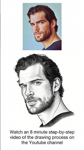 How to draw a Realistic Portrait using a Reference Photo