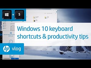 HP How To For You – Windows 10 Keyboard Shortcuts and Productivity Tips