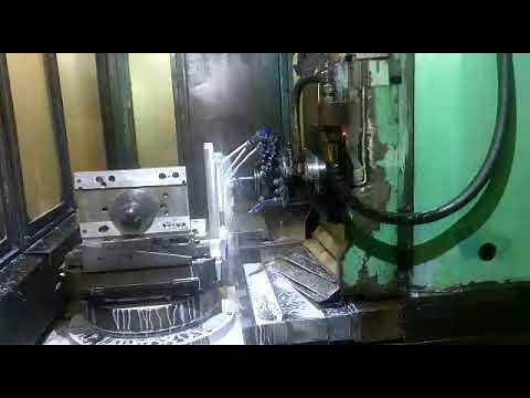 working video of HMT HMC 500 CNC Horizontal Machining Center