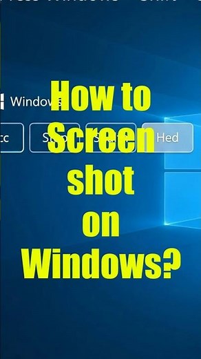 How to Screenshot on Windows