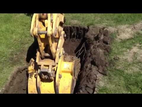 Backhoe Digging