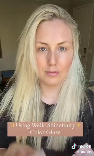 Wella Shinefinity Glaze for Blonde Highlights Transformation