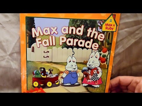 Reading the kids book: Max and Ruby...Max And The Fall Parade