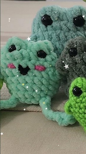 Beginner Friendly 🐸 Frog Crochet Pattern | A Leap into Various Yarns