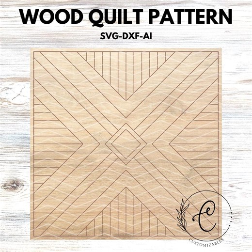 Boho Quilt Pattern SVG for Laser, Shiplap Circle Sign, Wooden Wall Art, Family Name Sign Template, Laser Cut File - Etsy