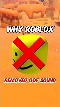 Why Did Roblox REMOVE Oof Sound? #roblox
