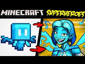 What if MINECRAFT MOBS Were SUPERHEROES?! (Stories & Speedpaint)