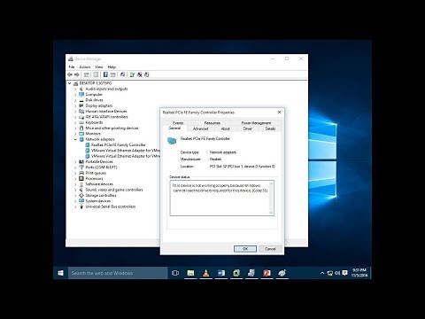 This Device Is Not Working Properly Because Windows Cannot Load the Drivers. (Code 31) Error