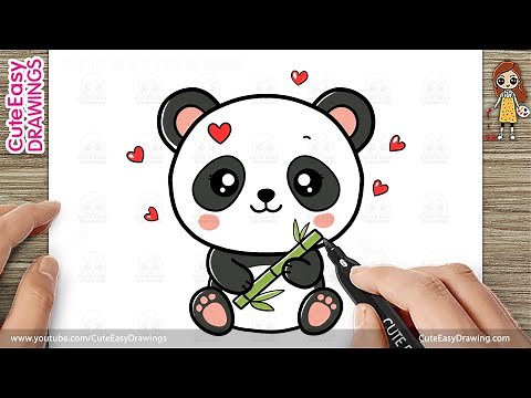 How to Draw a Cute Panda | Easy Step by Step