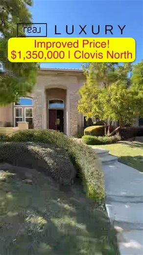 Nina Ward Sensenbaugh on Instagram: "Improved Price! 2136 E Royal Dornoch Ave, Fresno, CA 93730 5-Bed | 4.5-Bath | 4,120 SF | 11,050 SF Lot $1,350,000 Experience elevated living in the prestigious Bellamontagna community. This exquisite 4,120 sf estate showcases 5 bedrooms, 4.5 baths, rich wood floors, a private office/library, and an elegant formal dining room with crown molding. The chef-inspired kitchen is a masterpiece, featuring granite countertops, premium KitchenAid appliances including a