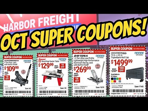 Harbor Freight October Super Coupons 🛠 Best Tool Deals (9/29–10/12)