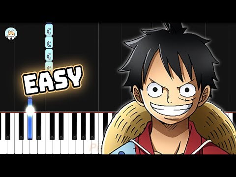 One Piece OP 23 - "DREAMIN' ON" - EASY Piano Tutorial & Sheet Music