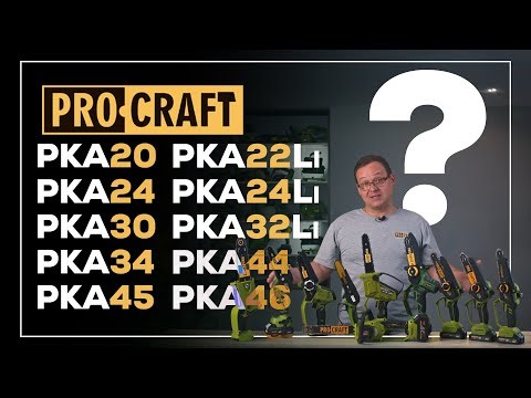 These are Procraft's mini chainsaws! An overview of the PKA 20 to 46 models! Reviews, information...