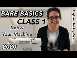 Beginner Sewing Class 2020 EASY Basic sewing step by step tutorial How to sew on a sewing machine