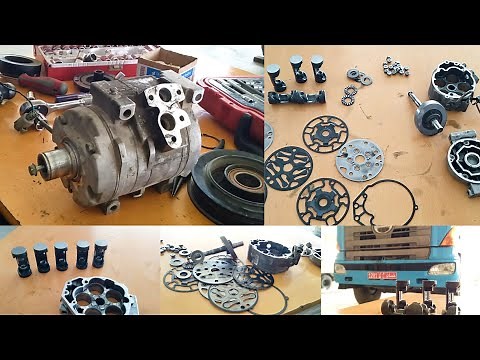 AC compressor Repairing AC. How to fix AC compressor .
