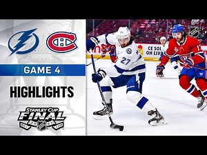 Cup Final, Gm 4: Lightning @ Canadiens 7/5/21 | NHL Highlights