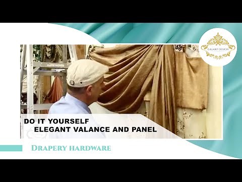 Video #13: Do It Yourself Drapes | Window Treatment Ideas With Swags, Scrolls and Holdbacks