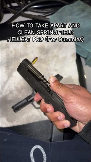 How To Disassemble A Springfield Hellcat Pro in only 60 Seconds!