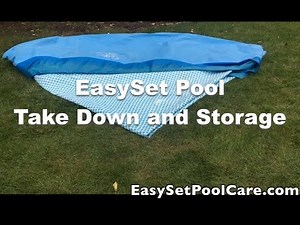 Intex EasySet Pool Take Down and Storage