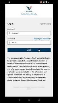 Kronos Workforce Ready (Clock in/Clock out)