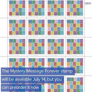 109K views | The U.S. Postal Service’s new stamp has a hidden message. Can you crack the code? Take a look: | CBS Newspath | Facebook