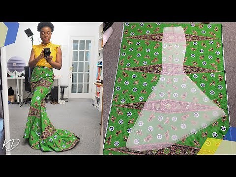 HOW TO SEW A FISHTAIL MAXI SKIRT | PATTERN & CONSTRUCTION | KIM DAVE