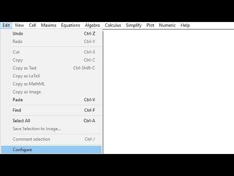 wxMaxima: Configure, Change Font, GCD