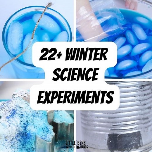 Winter Science Experiments For Kids | Little Bins for Little Hands