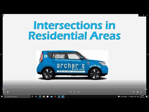 Residential Intersections Part 1: Definitions, Basic Rules, Dealing with Pedestrians and U-Turns