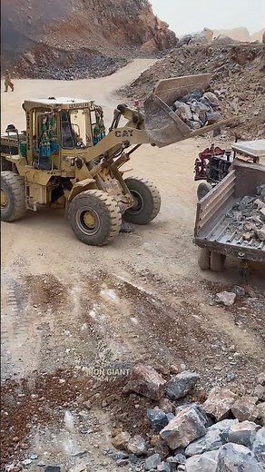 Expert Cat Drives Giant Wheel Loader Challenge! Classic 950C #wheelloader #caterpillar