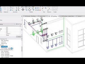 REVIT MEP COMPLETE PROJECT - STEP BY STEP -- FOR BEGINEERS