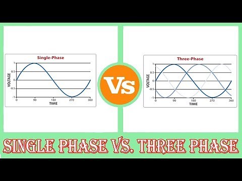 Single Phase vs Three Phase - Difference Between Single Phase and Three Phase