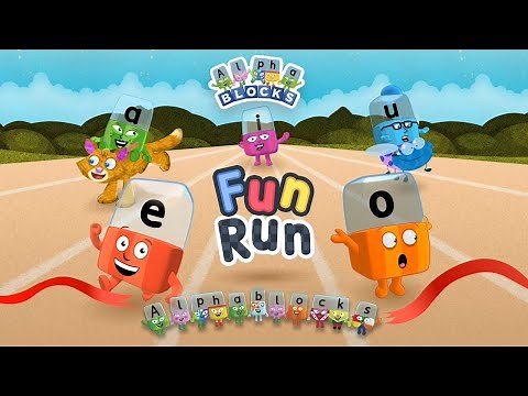 Alphablocks Fun Run - Learn About Phonics and Letter Sounds | CBeebies Go Explore Game