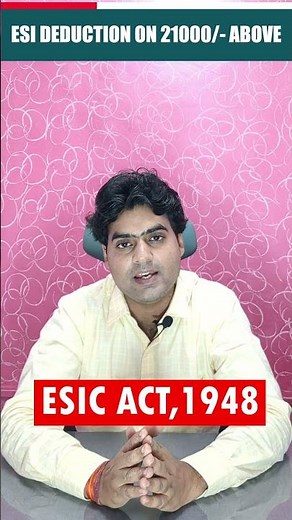 ESI deduction on above 21000/- after increment #esic #esi