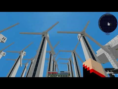 Sky Factory 4 Tutorial ~ Wind Power Setup~ Mekanism Wind Generator