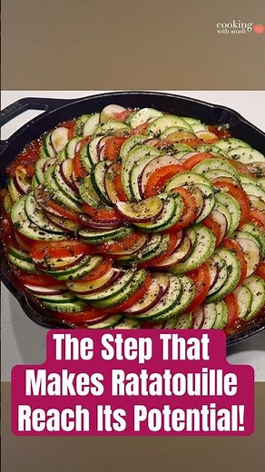This Sauce Makes Perfect Ratatouille Every Time 🍅 #recipe #cooking